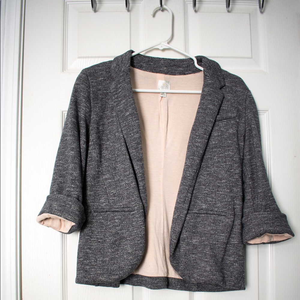 Gray blazer